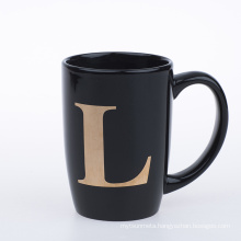 16oz standard mug with real gold decal printing hot sale decal printed mugs